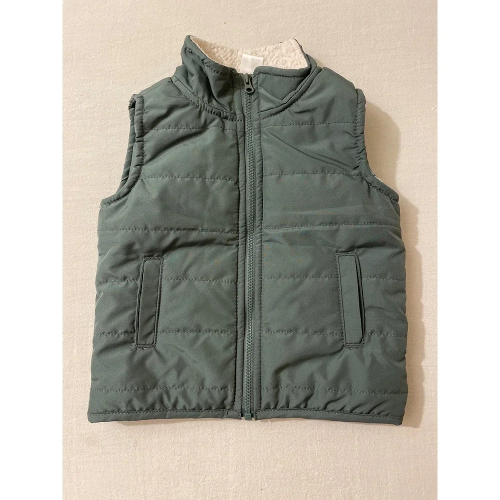 Carters Kids 18 Months Puffer Vest Sleeveless Jacket Coat‎ Warm Outerwear